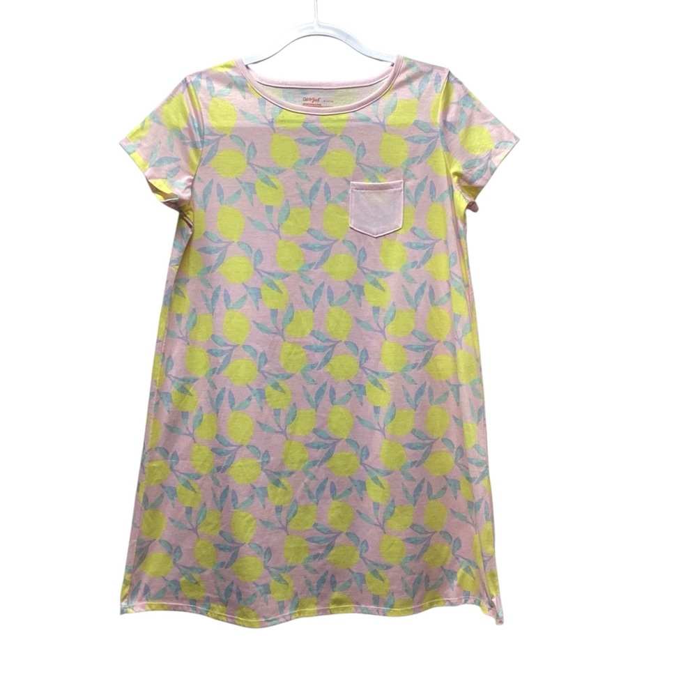 Cat & Jack gown. Girl size 14/16. Citrus print.